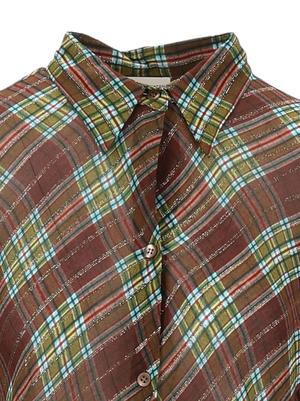 Dries Van Noten Women Shirt Dress With Lurex Threads DRIES VAN NOTEN