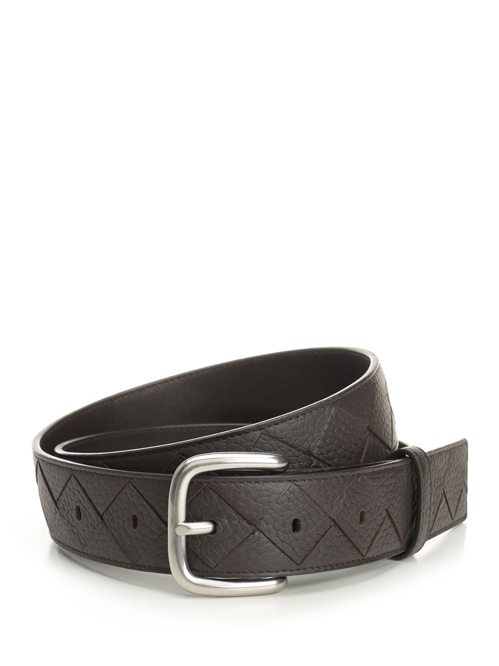 Bottega Veneta Men "Taurillon Braided" Belt BOTTEGA VENETA