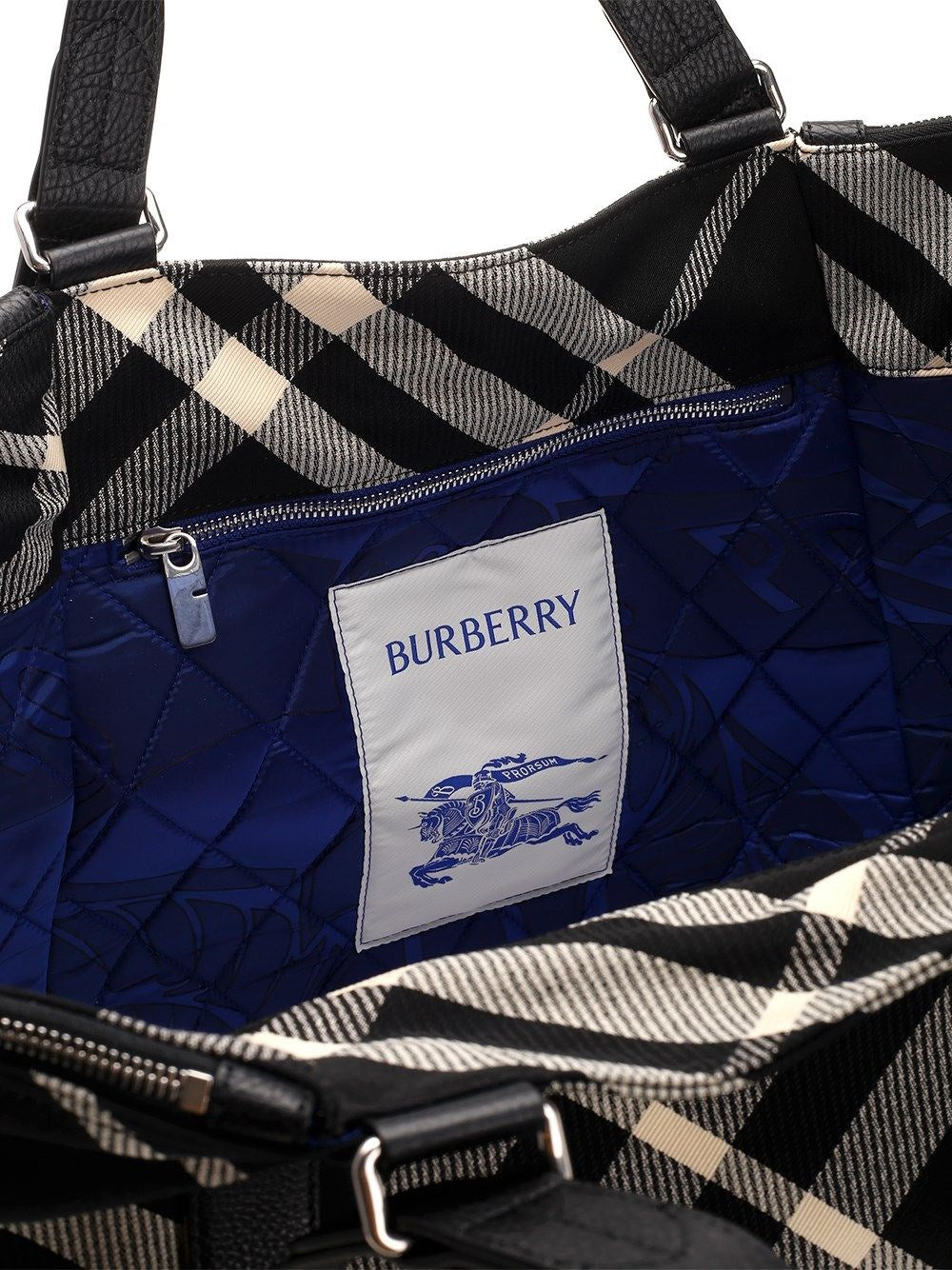 Burberry Men "Check" Tote Bag BURBERRY