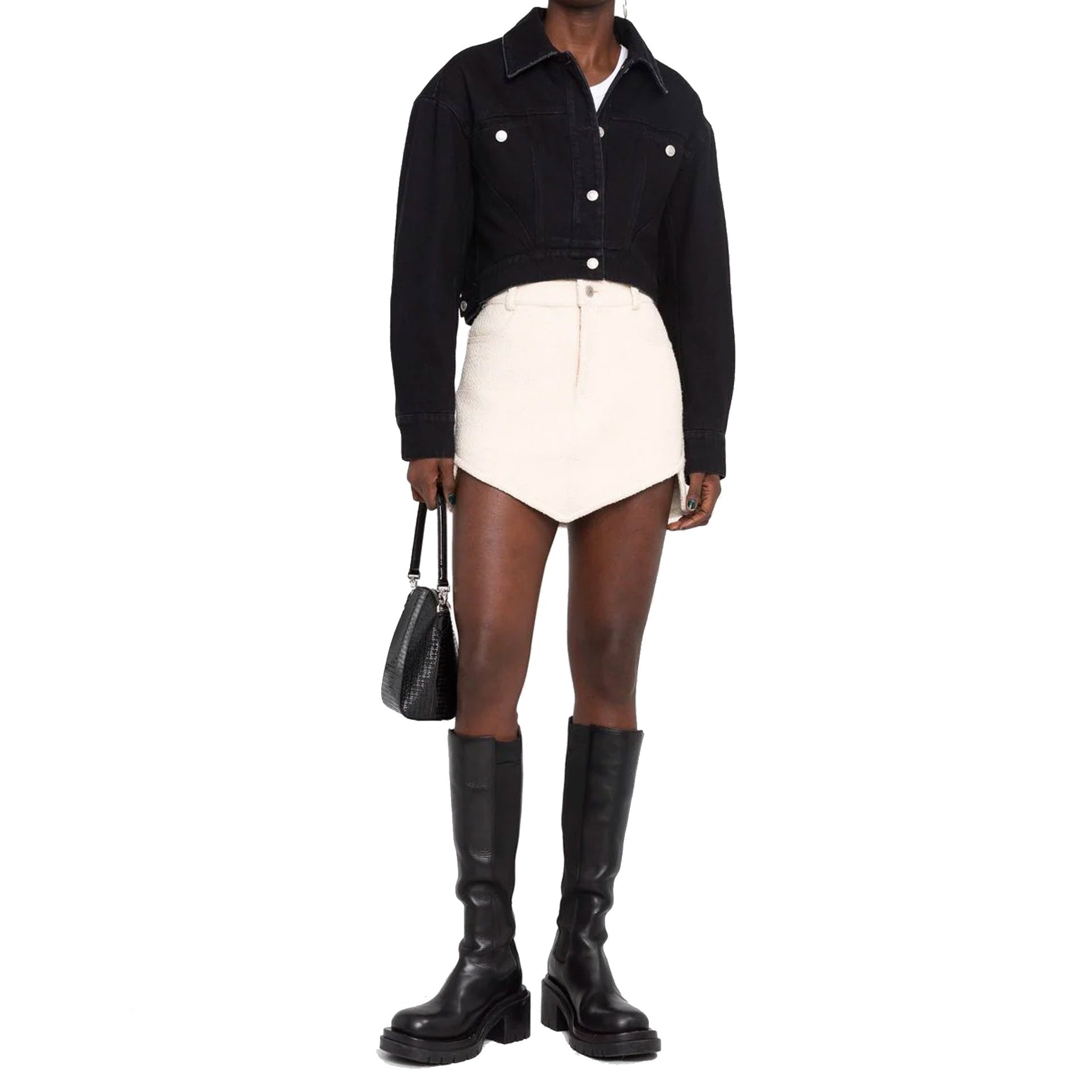 Alexander Mcqueen Denim Jacket Women ALEXANDER MCQUEEN