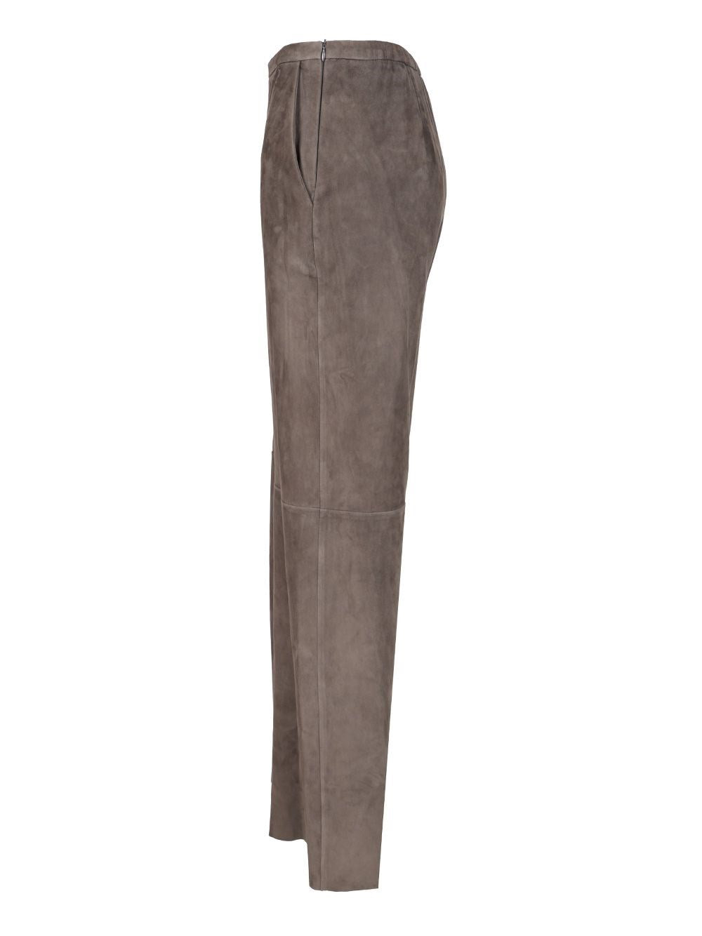 Forte_Forte Women Lightweight Suede Trousers FORTE FORTE