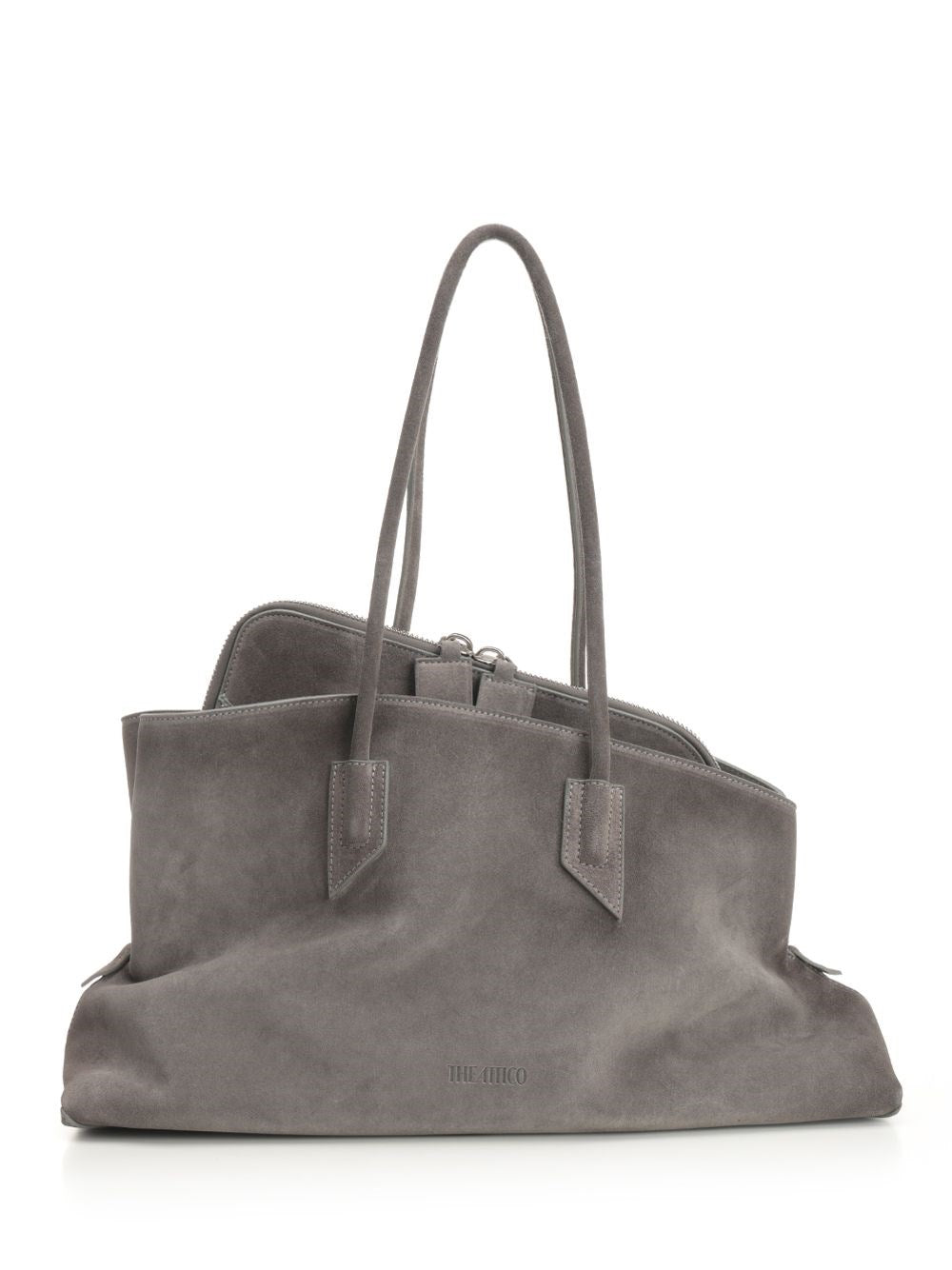 The Attico Women La Passeggiata Medium Suede Bag THE ATTICO