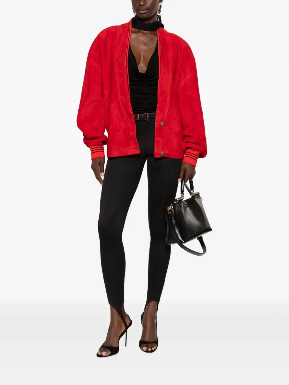 Versace Women Leather Jacket VERSACE
