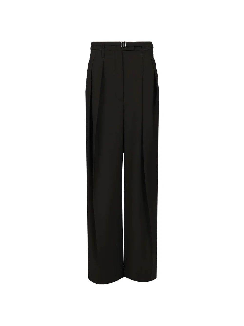 Sportmax Women Wide-Leg Trousers In Stretch Wool SPORTMAX
