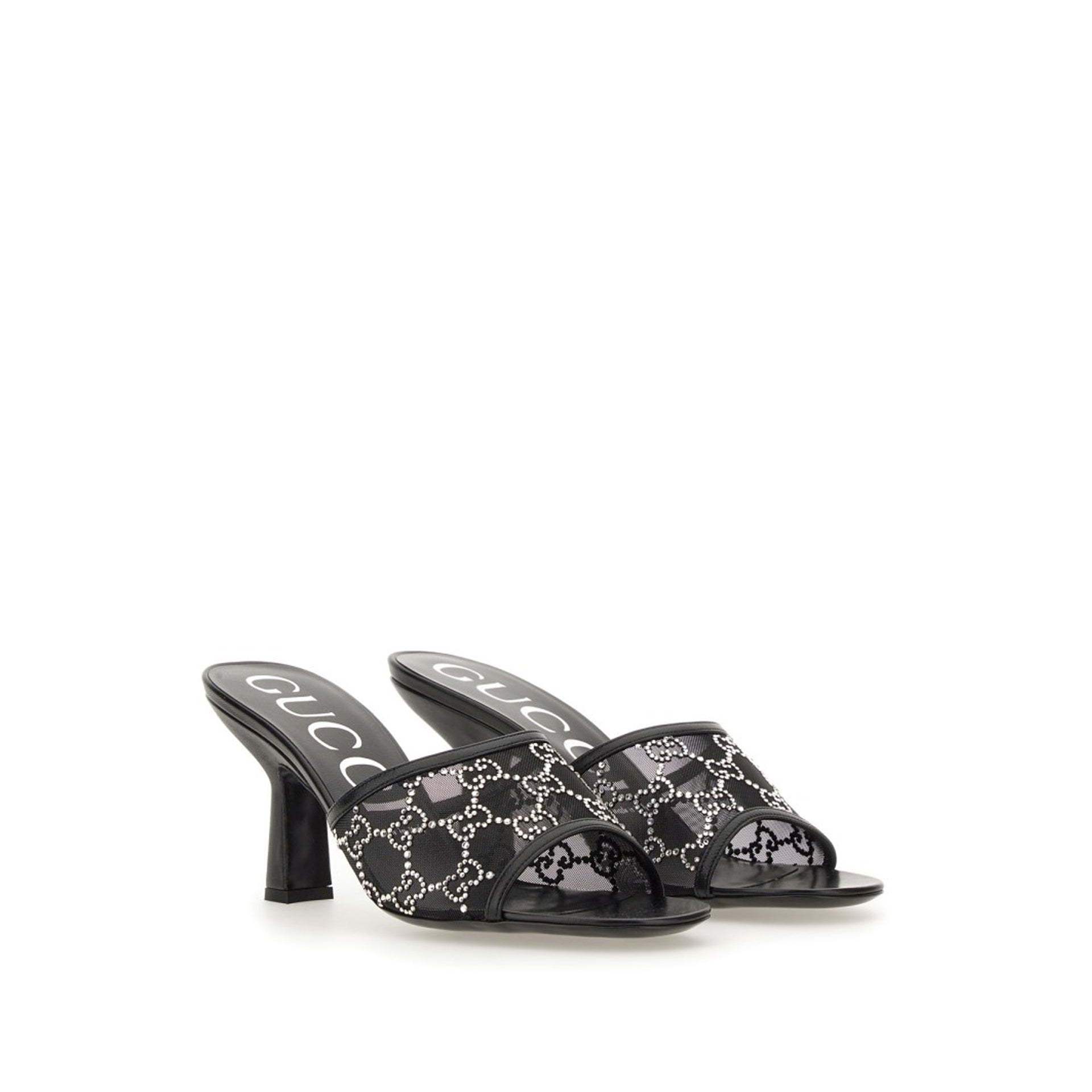 Gucci Gg Crystals Mules Women GUCCI