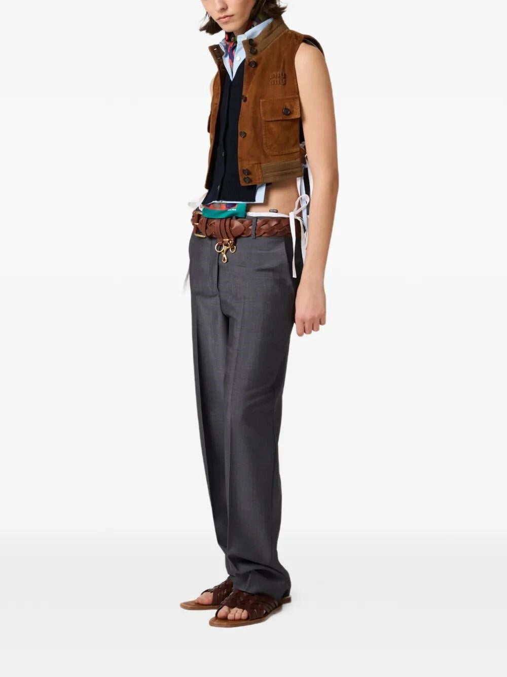 Miu Miu Women Mohair Pants MIU MIU