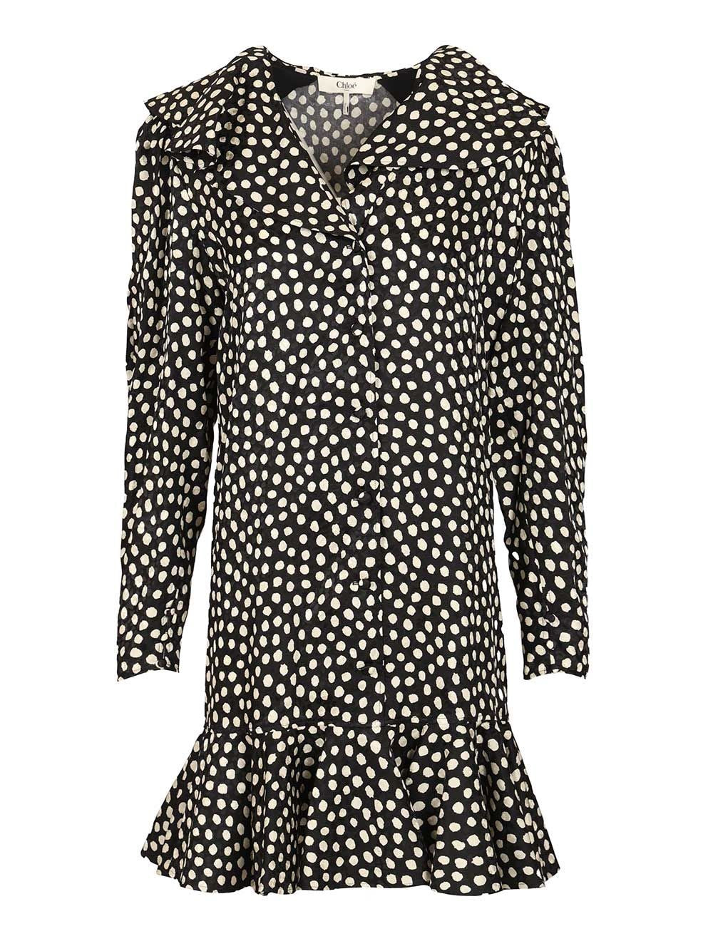 Chloe' Women Long-Sleeved Mini Dress CHLOE