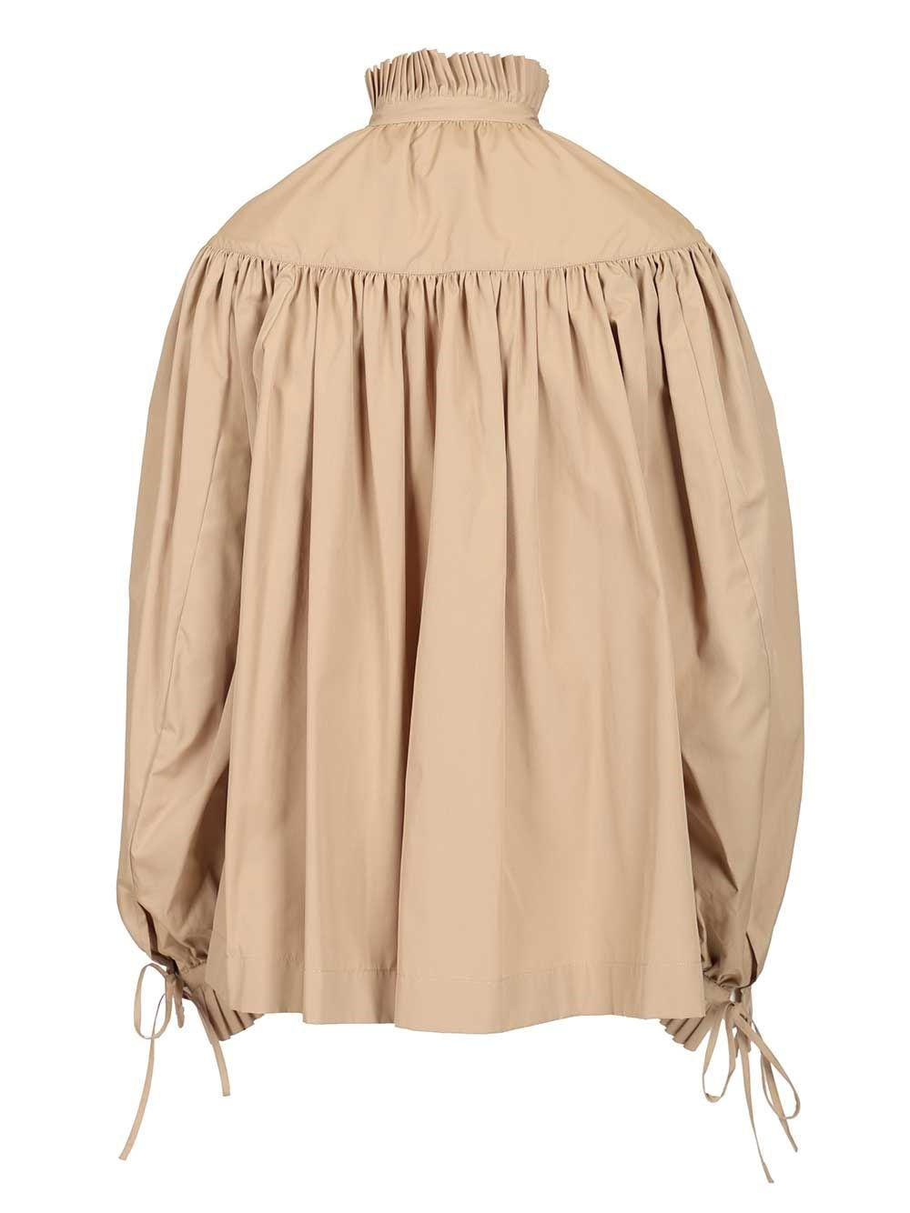 Dries Van Noten Women Cotton Poplin Blouse With Ruffles DRIES VAN NOTEN