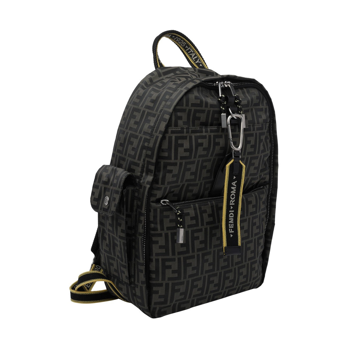 Fendi Men Fendi Climb Backpack In Ff Canvas FENDI