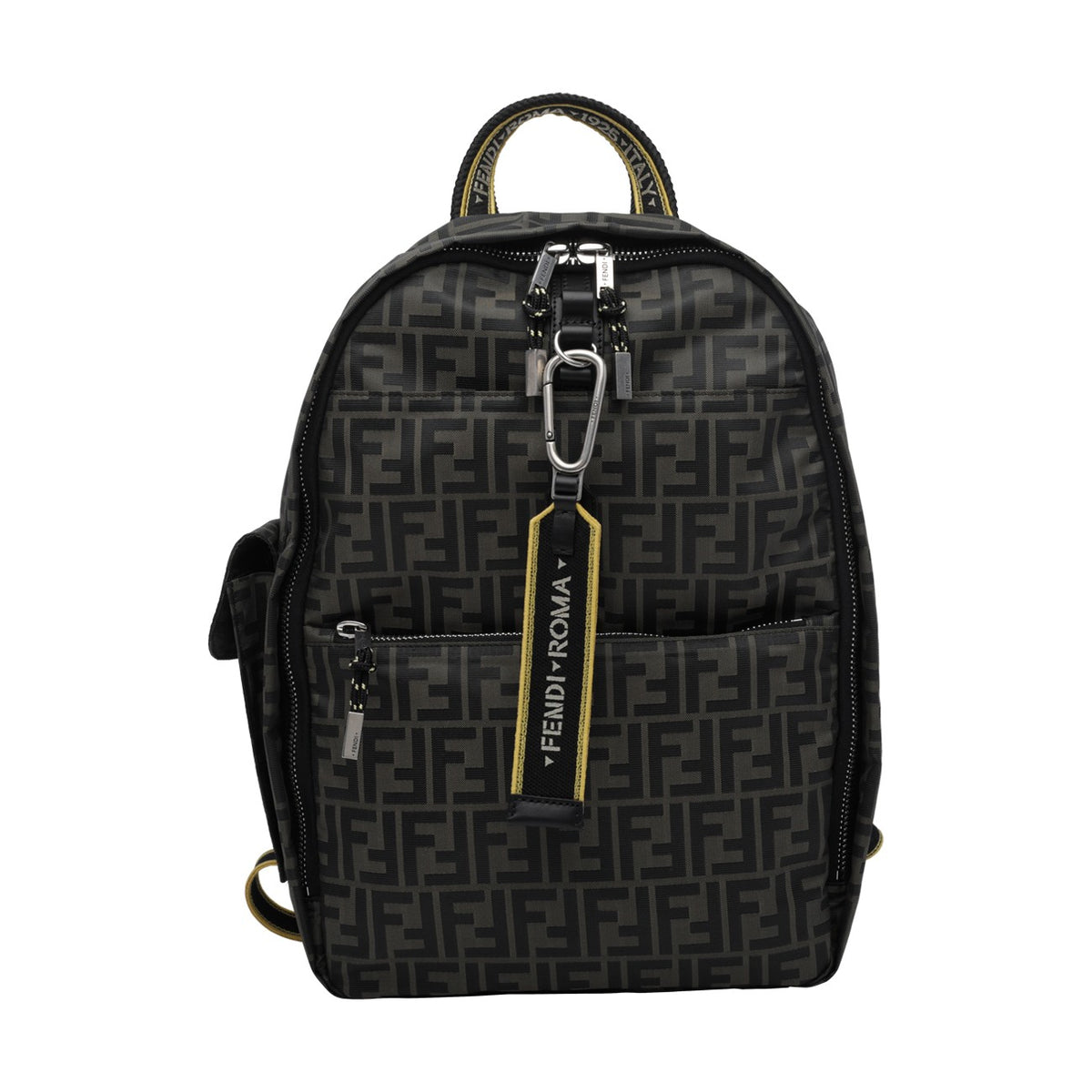Fendi Men Fendi Climb Backpack In Ff Canvas FENDI