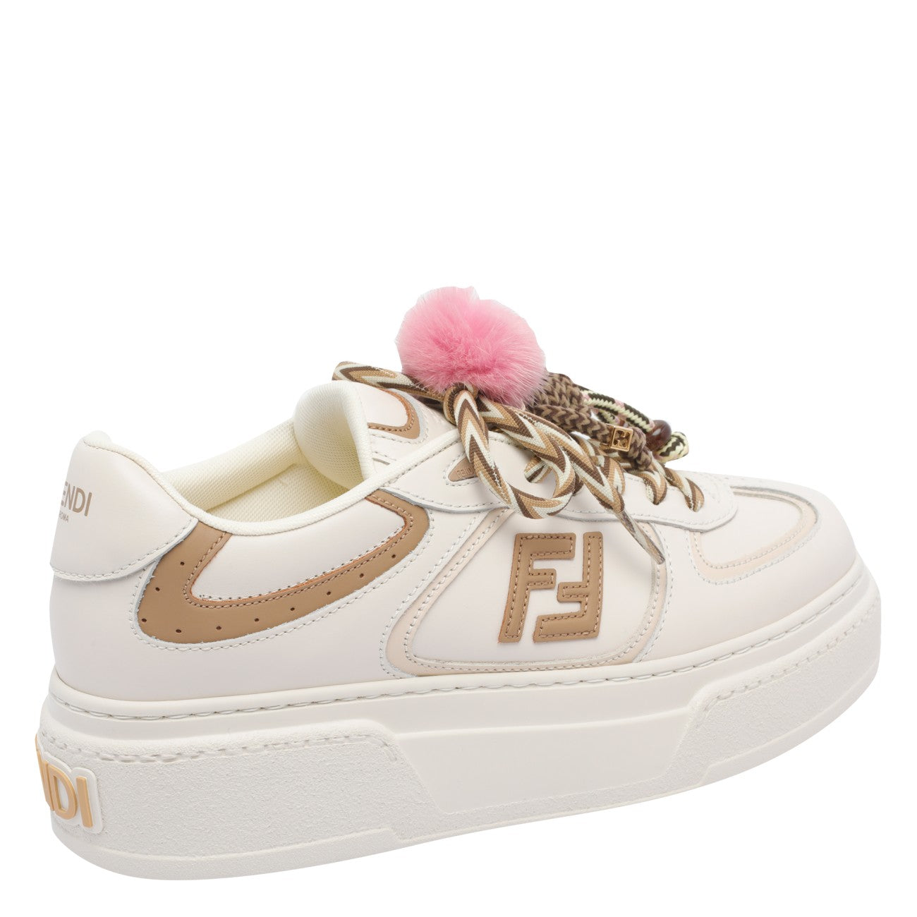 Fendi Women Fendi Match Platform Sneakers With Charm FENDI