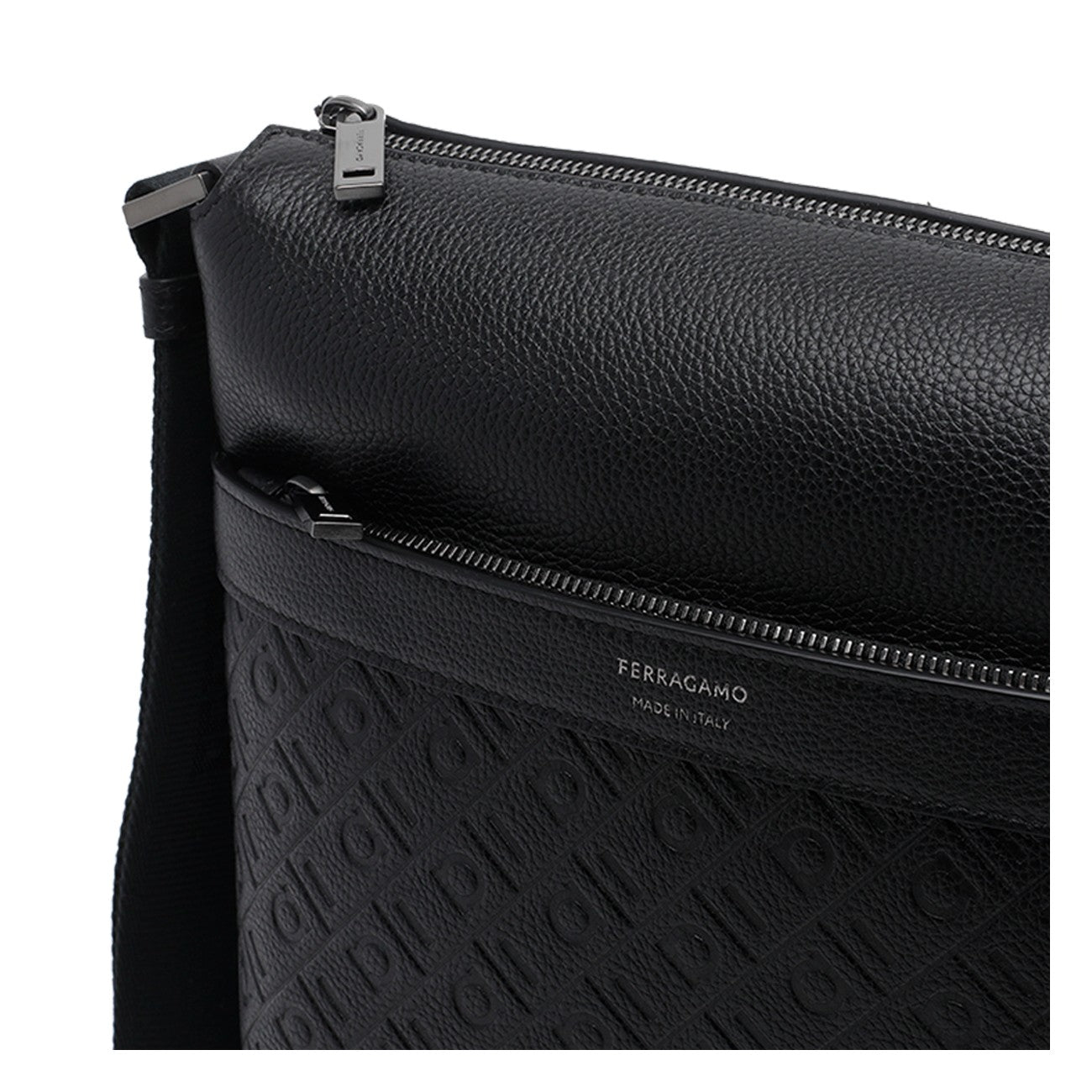 Ferragamo Men Ferragamo Monogram Messenger Bag FERRAGAMO