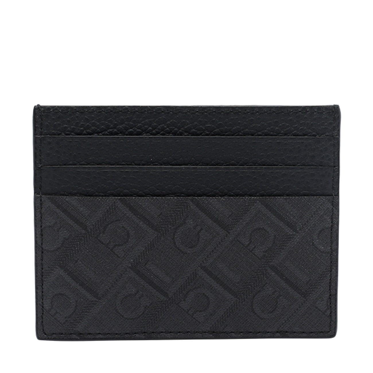 Ferragamo Men Ferragamo Monogram Print Cards Holder FERRAGAMO