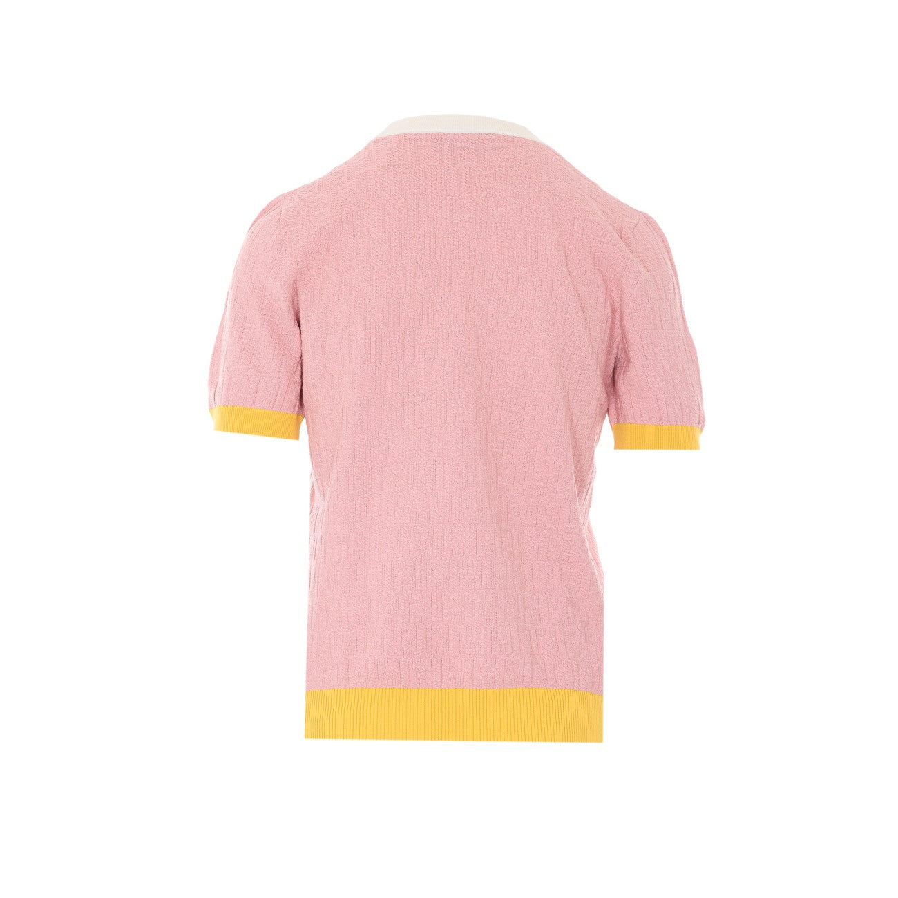 Fendi Women Ff Allover Motif Short Sleeves Sweater FENDI
