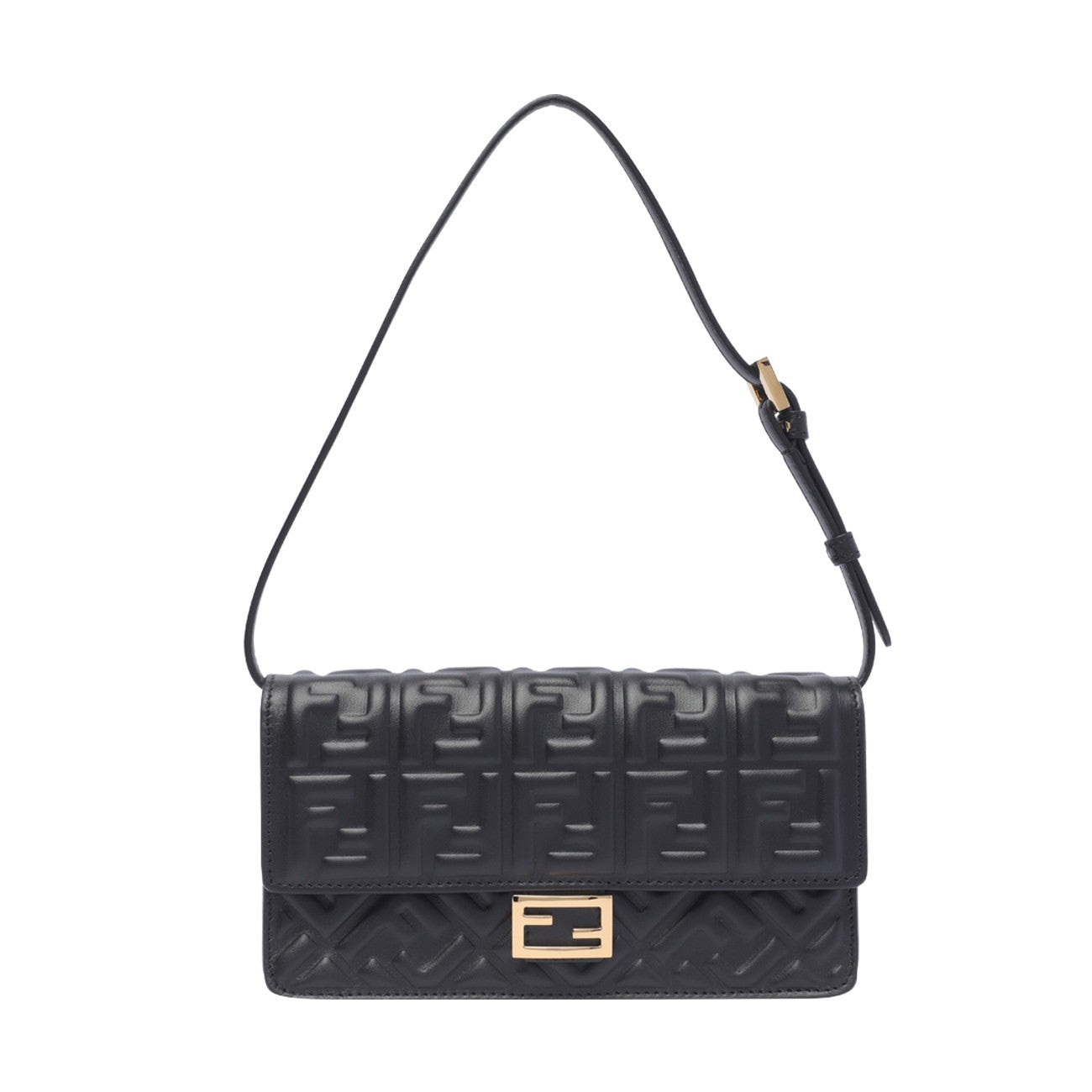 Fendi Women Ff Baguette Wallet On Chain FENDI