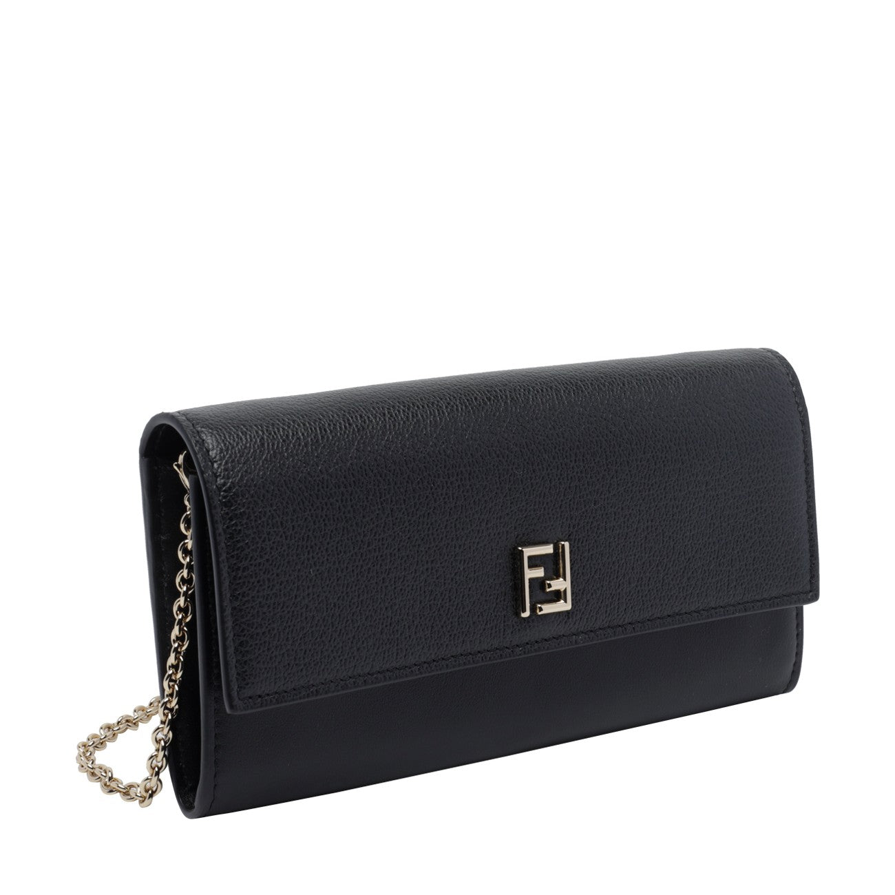 Fendi Women Ff Continental Wallet With Chain FENDI