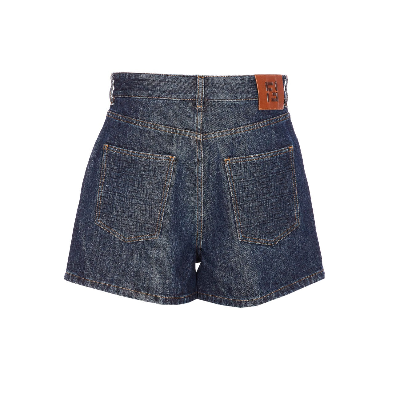 Fendi Women Ff Denim Shorts FENDI