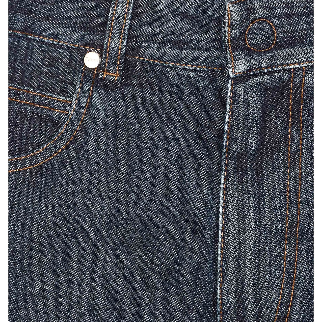 Fendi Women Ff Denim Shorts FENDI