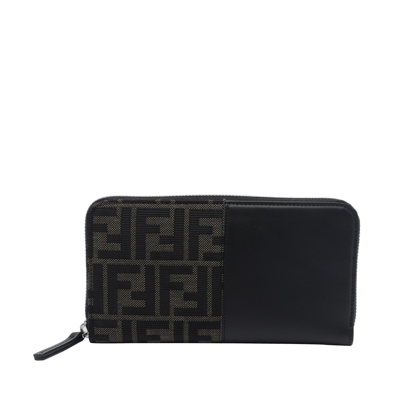 Fendi Men Ff Jacquard Zip Wallet FENDI