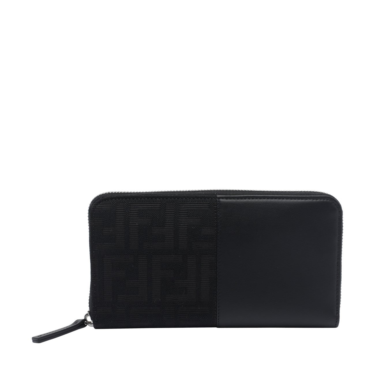 Fendi Men Ff Jacquard Zip Wallet FENDI