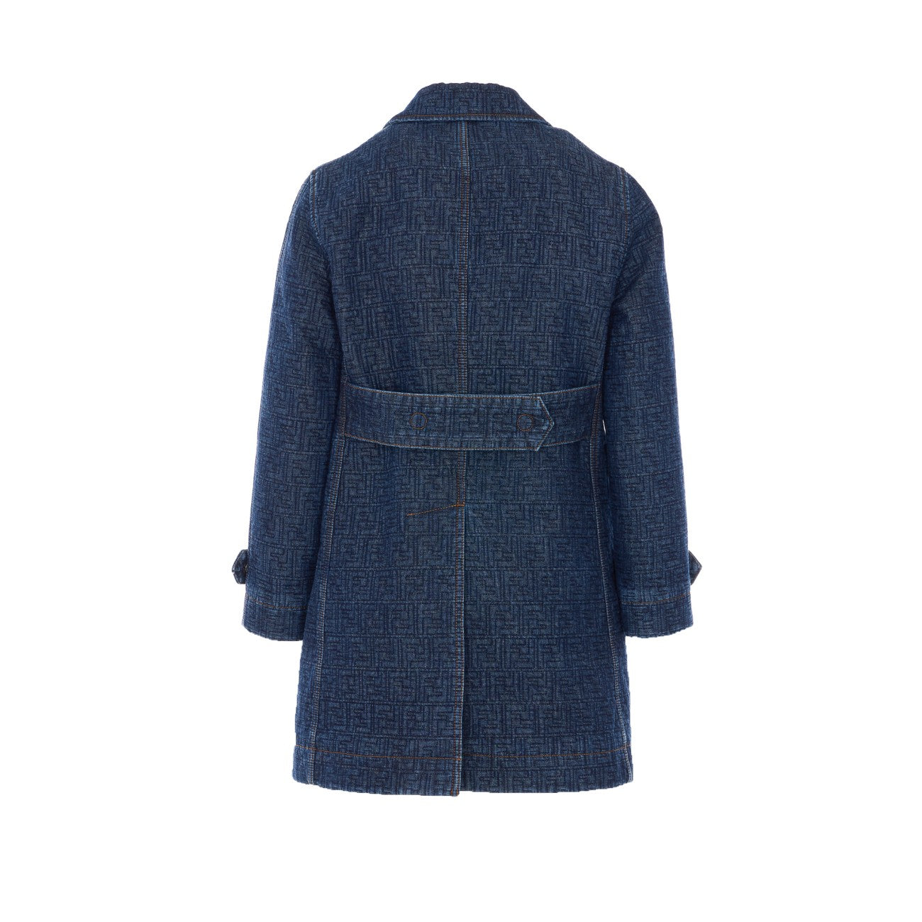Fendi Women Ff Padded Denim Shirt FENDI