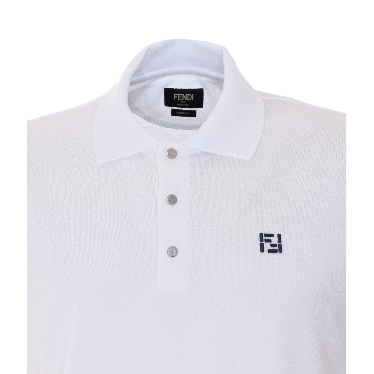 Fendi Men Ff Selleria Logo Polo FENDI