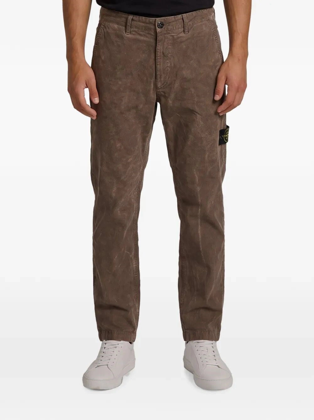 Stone Island Men Corduroy Garment Dyed `Terra` Pants STONE ISLAND
