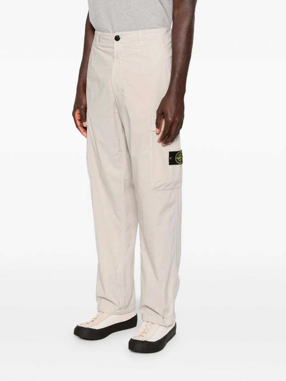Stone Island Men Stretch Cotton Tela `Paracadute` Pants STONE ISLAND