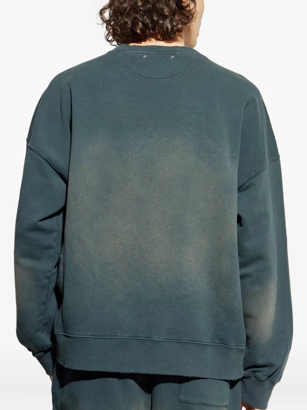 Golden Goose Men `Journey` Crew-Neck Sweatshirt With Embroidery GOLDEN GOOSE