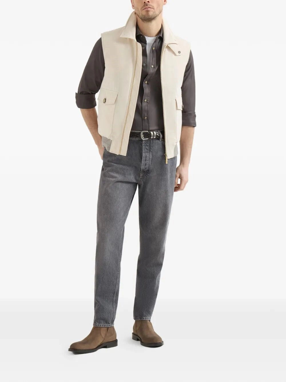 Brunello Cucinelli Men Denim Pants BRUNELLO CUCINELLI