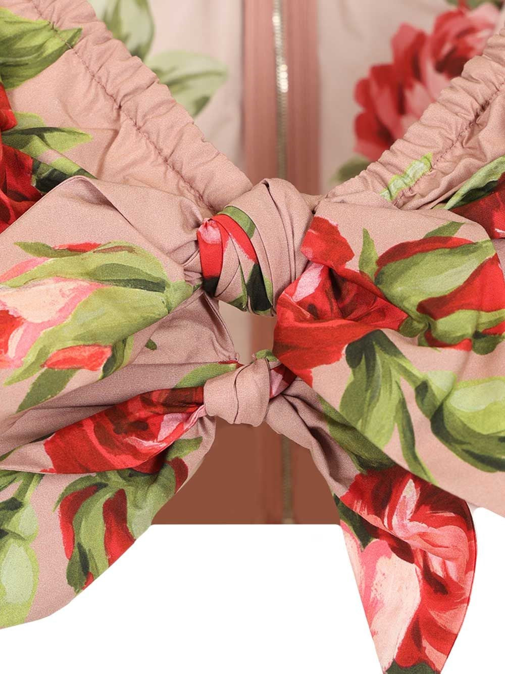 Dolce & Gabbana Women Rose Bouquet Print Top DOLCE & GABBANA