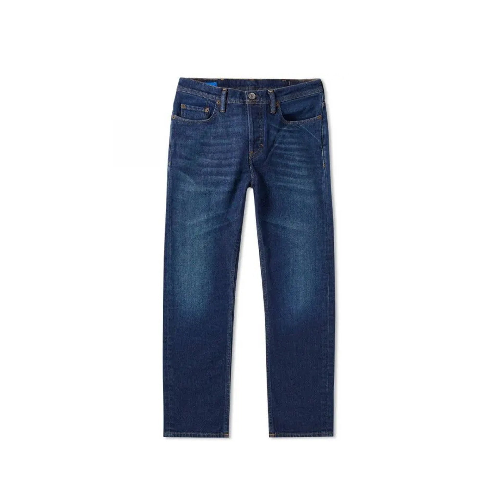 Acne Studios River Dark Blue Cotton Denim Jeans Men ACNE STUDIOS