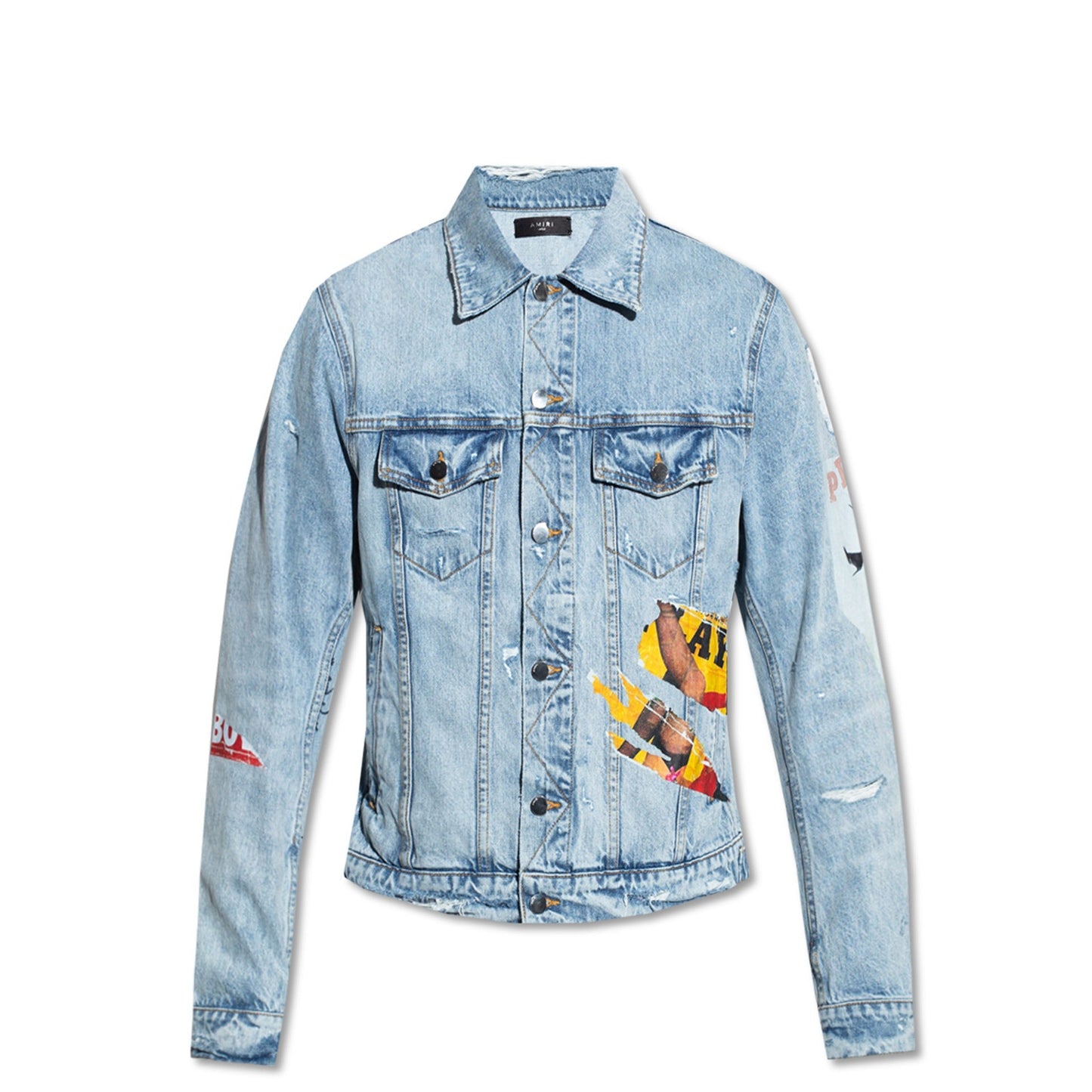Amiri Playboy Magazine Trucker Denim Jacket Men AMIRI