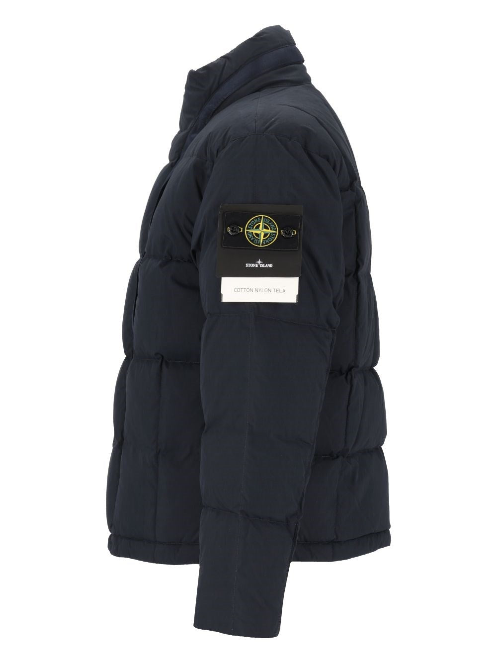 Stone Island Men Quilted Down Jacket With Hood STONE ISLAND