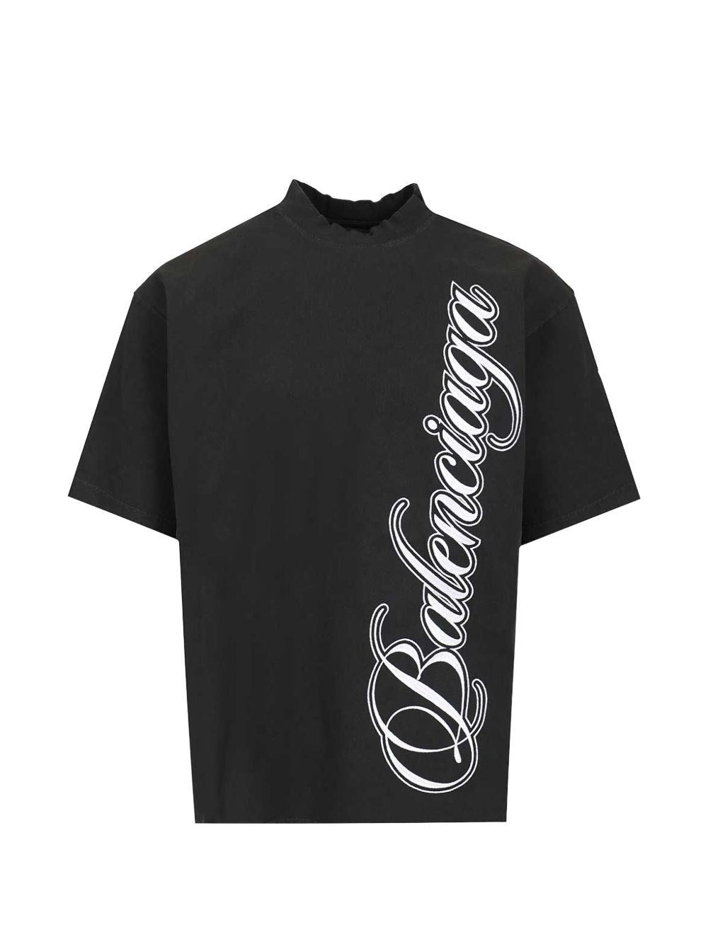 Balenciaga Men Cursive T-Shirt BALENCIAGA