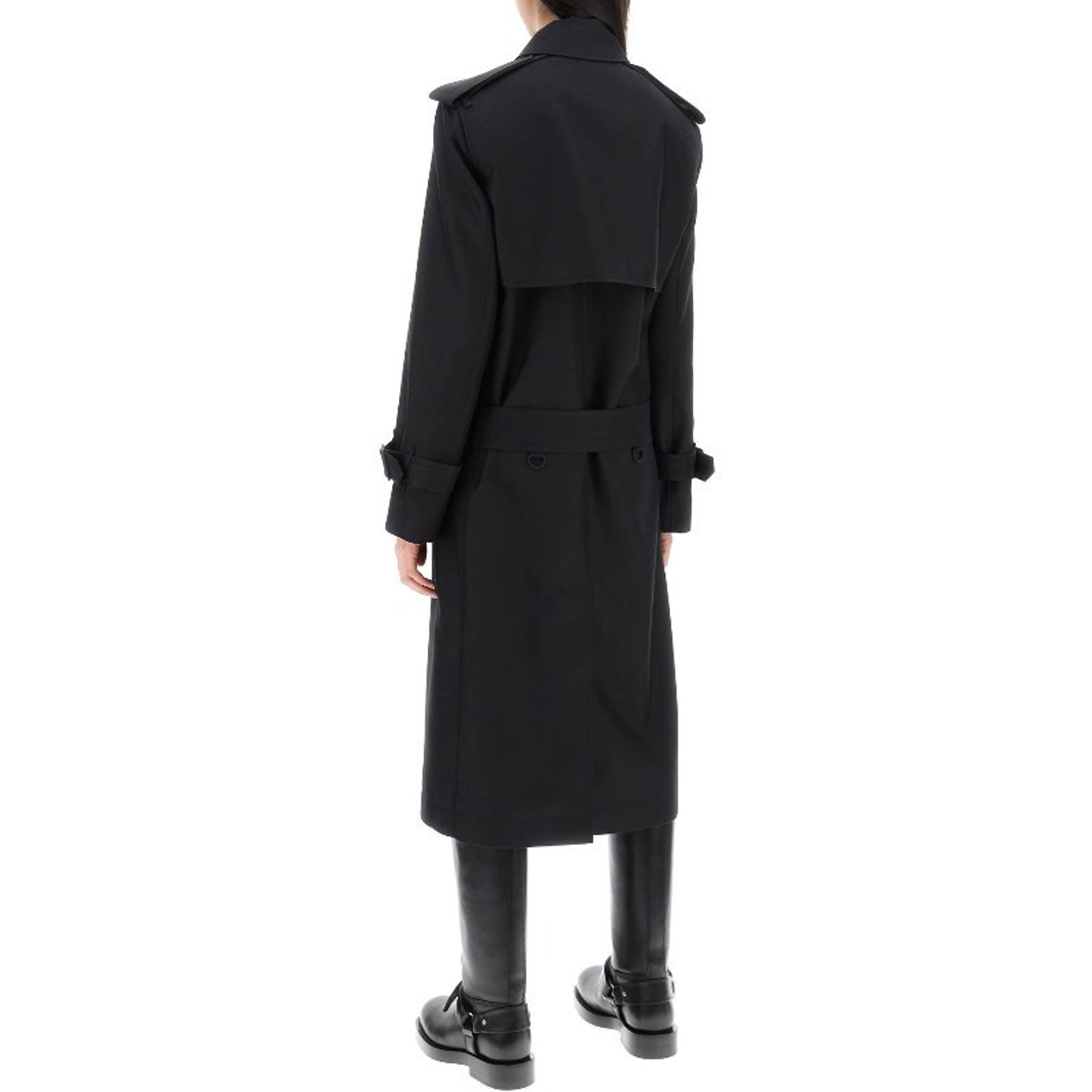 Burberry Blend Silk Trench Coat Women BURBERRY