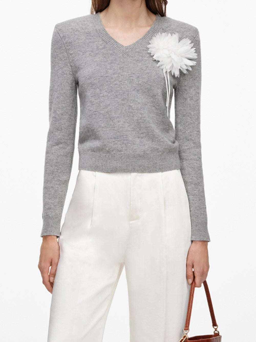 Self-Portrait Women Flower Wool Jumper SELF-PORTRAIT