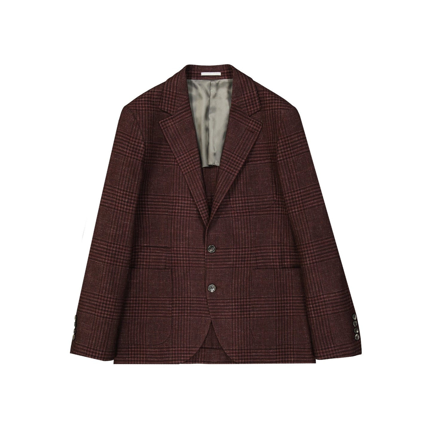 Brunello Cucinelli Tartan Wool Jacket Men BRUNELLO CUCINELLI