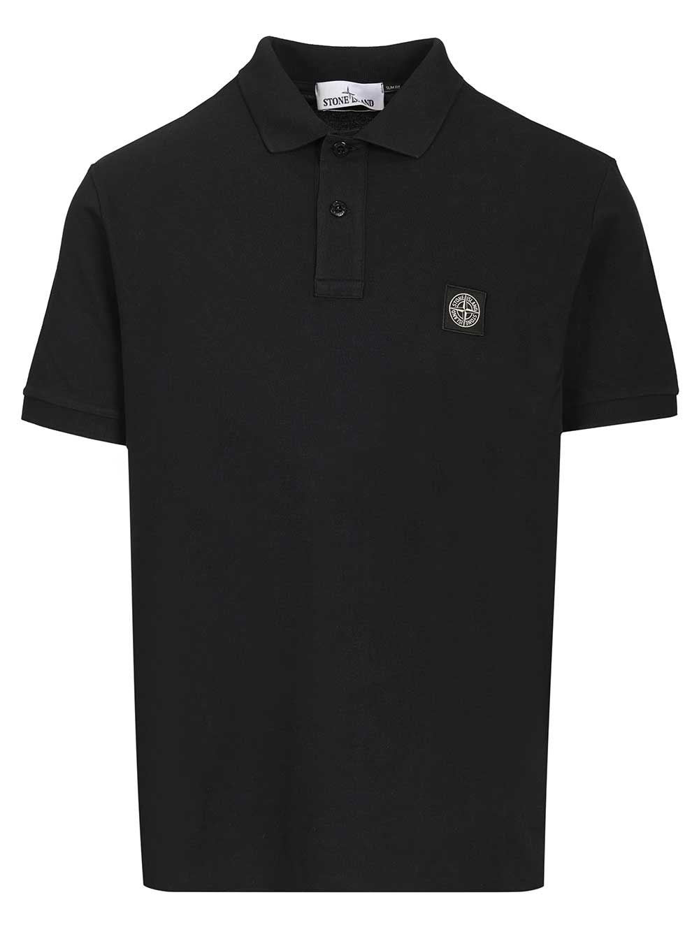 Stone Island Men Cotton Short-Sleeved Polo Shirt STONE ISLAND