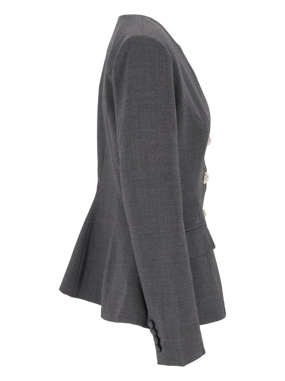 Self-Portrait Women Collarless Jacket SELF-PORTRAIT