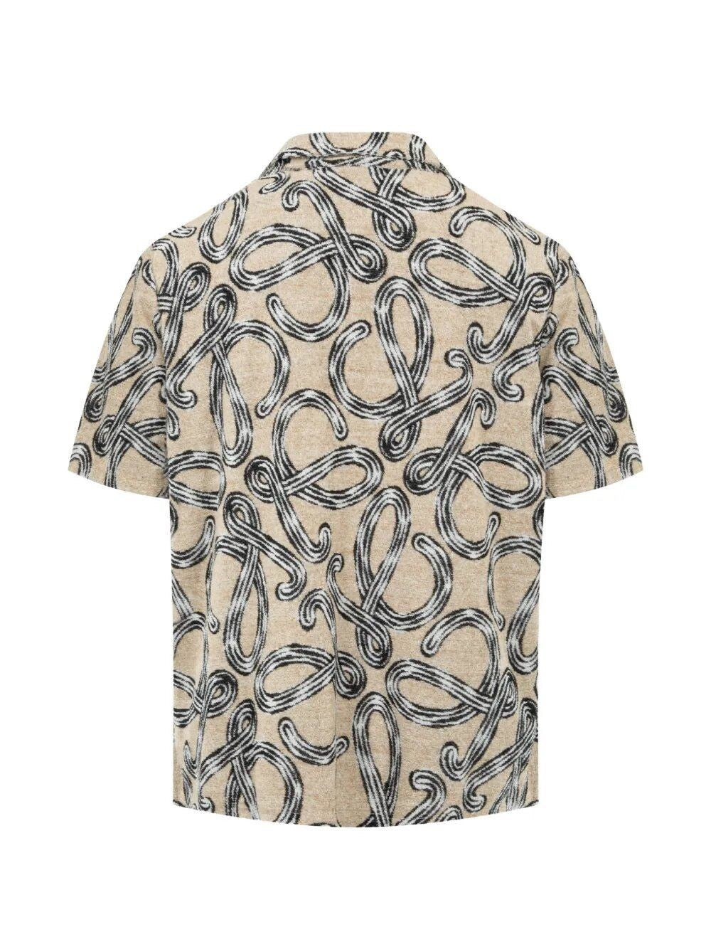 Loewe Paula's Ibiza Men Short-Sleeved Jacquard Cotton Terry Shirt LOEWE