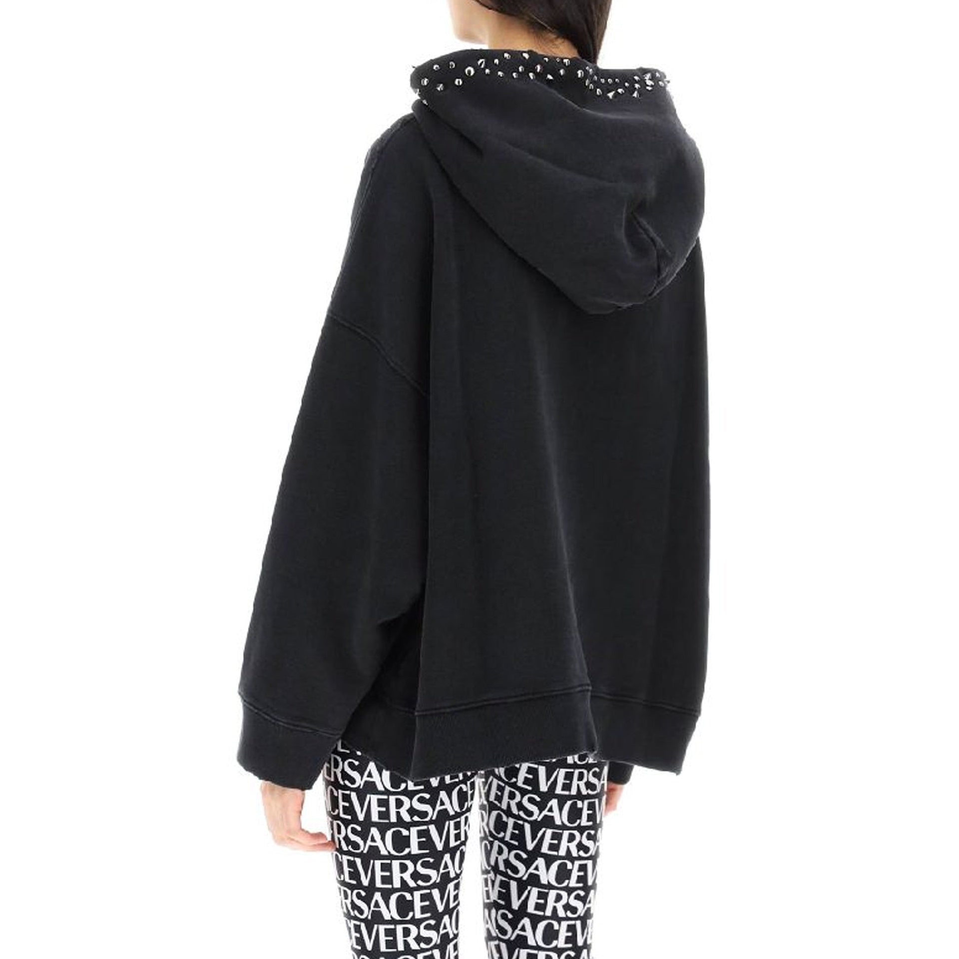 Versace Cotton Logo Sweatshirt Women VERSACE