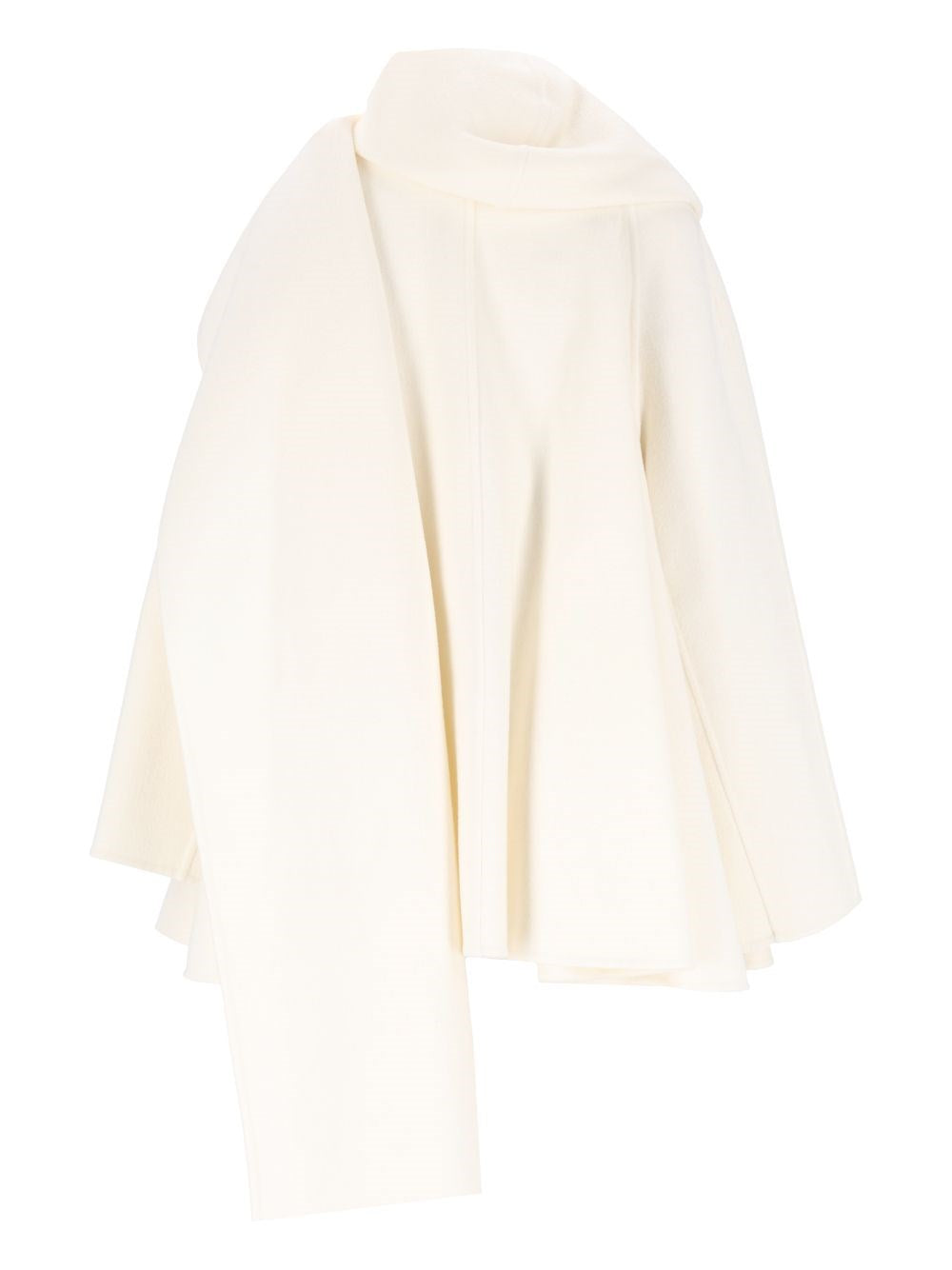 Alaïa Women Virgin Wool Coat With Scarf ALAIA