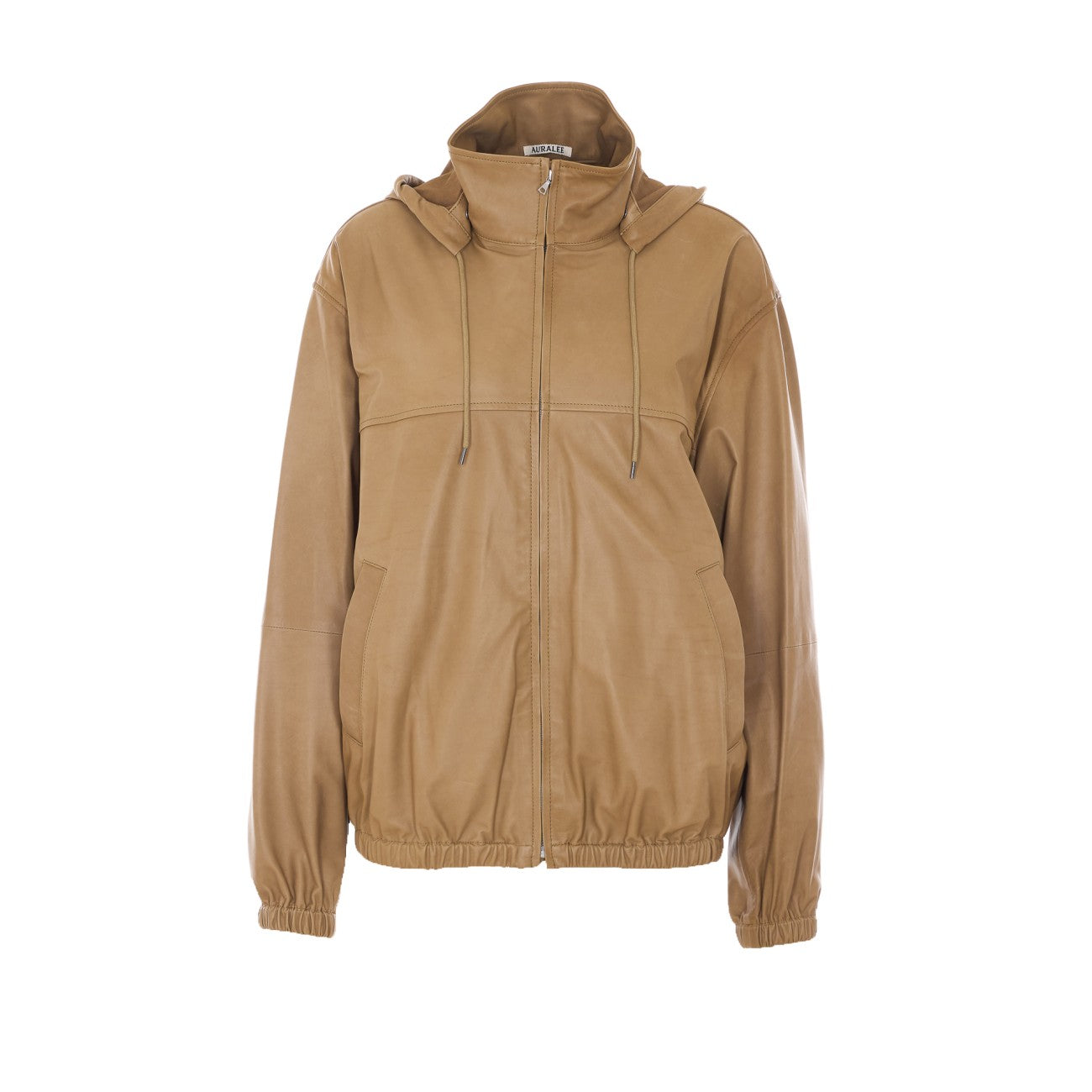 Auralee Women Fine Baby Calf Hooded Blouson AURALEE