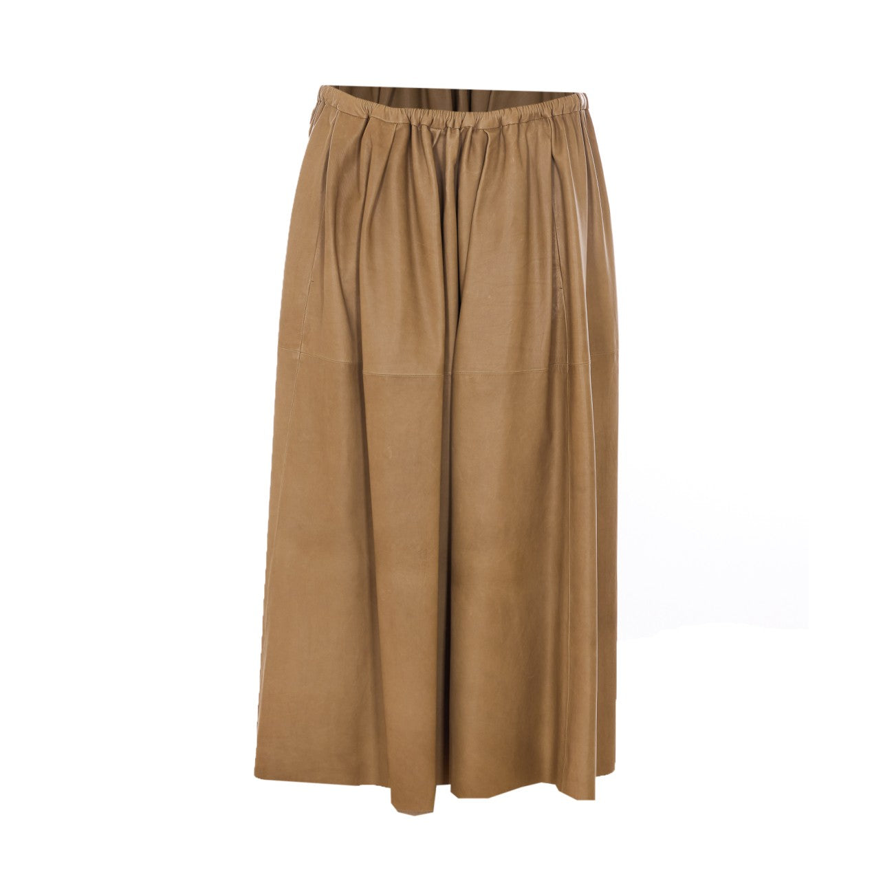 Auralee Women Fine Baby Calf Leather Skirt AURALEE