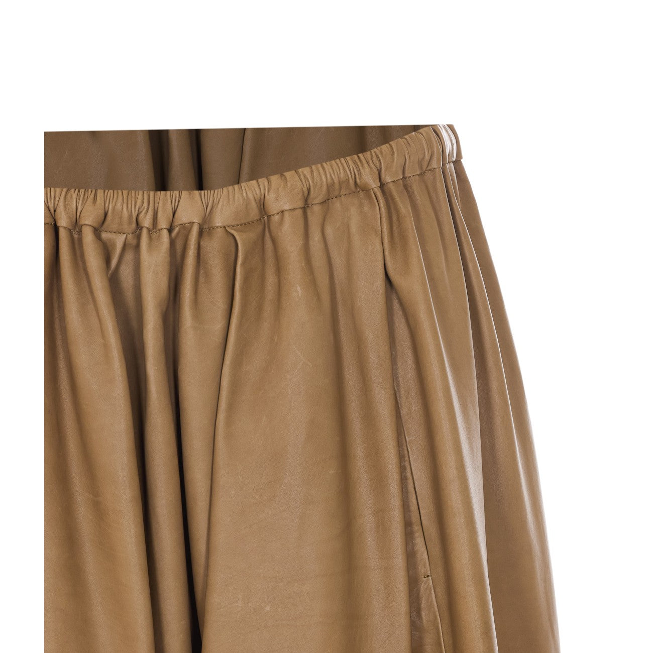 Auralee Women Fine Baby Calf Leather Skirt AURALEE
