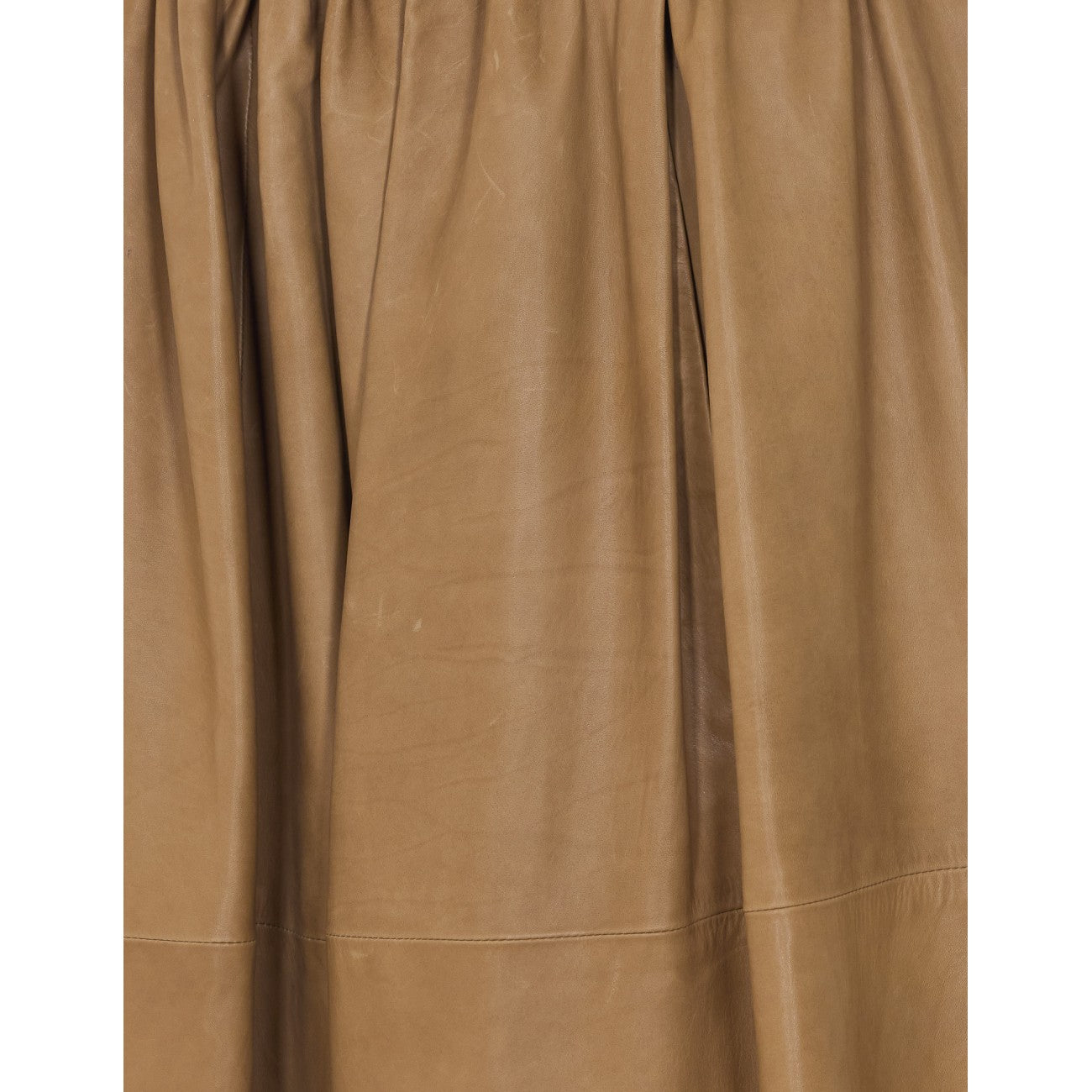 Auralee Women Fine Baby Calf Leather Skirt AURALEE