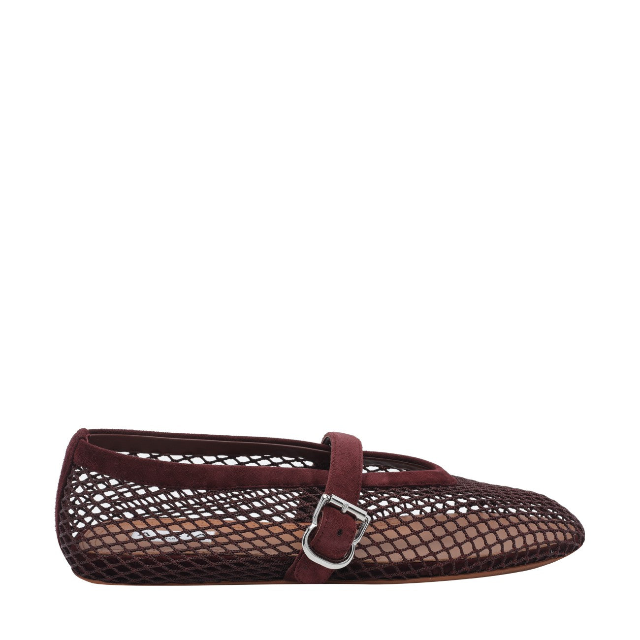Alaia Women Fishnet Flat Ballets ALAIA