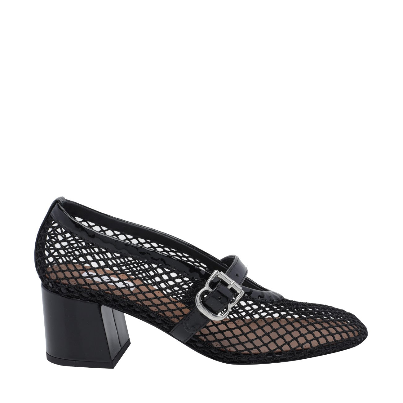 Alaia Women Fishnet Mary Jane ALAIA
