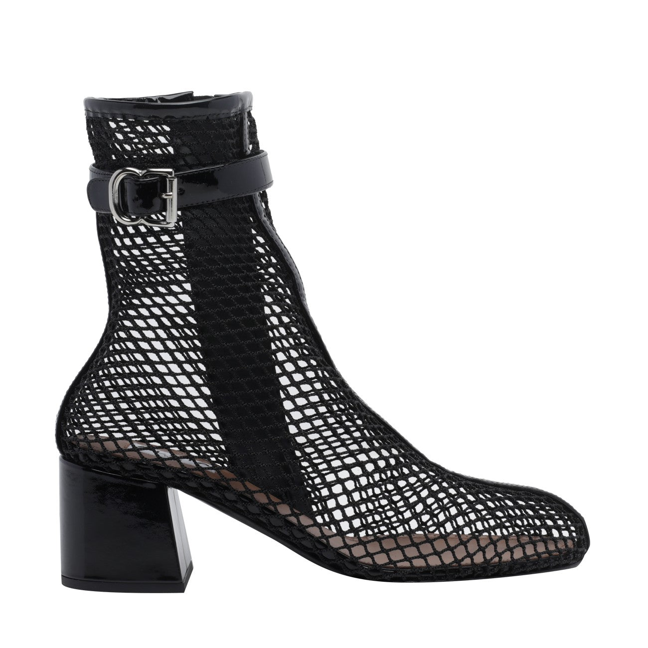 Alaia Women Fishnet Pump Booties ALAIA